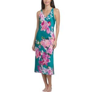 N NATORI Empress Printed Satin Chemise